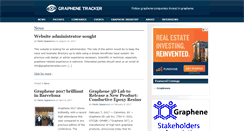 Desktop Screenshot of graphenetracker.com